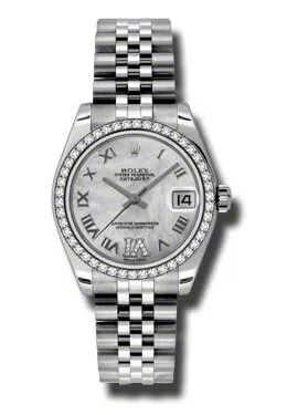 Rolex Datejust Lady 31 Mother of Pearl Dial Stainless Steel Jubilee Bracelet Automatic Watch 178384MRDJ
