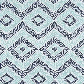 Sea Diamond Vintage Indigo Canal Drapery Fabric by Premier Prints - 30 Yard Bolt