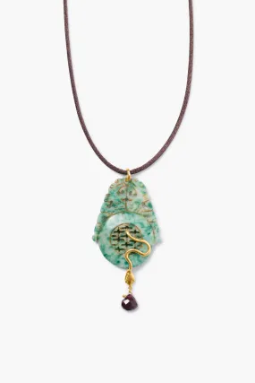 Serpent Necklace Jade