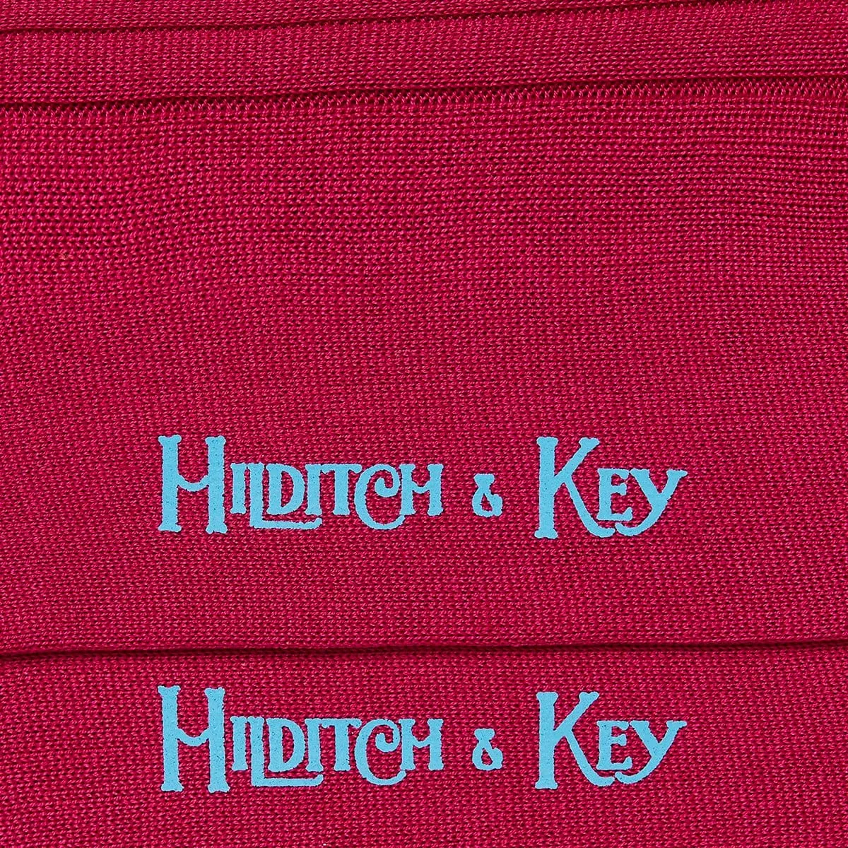 Short Cerise Cotton Socks