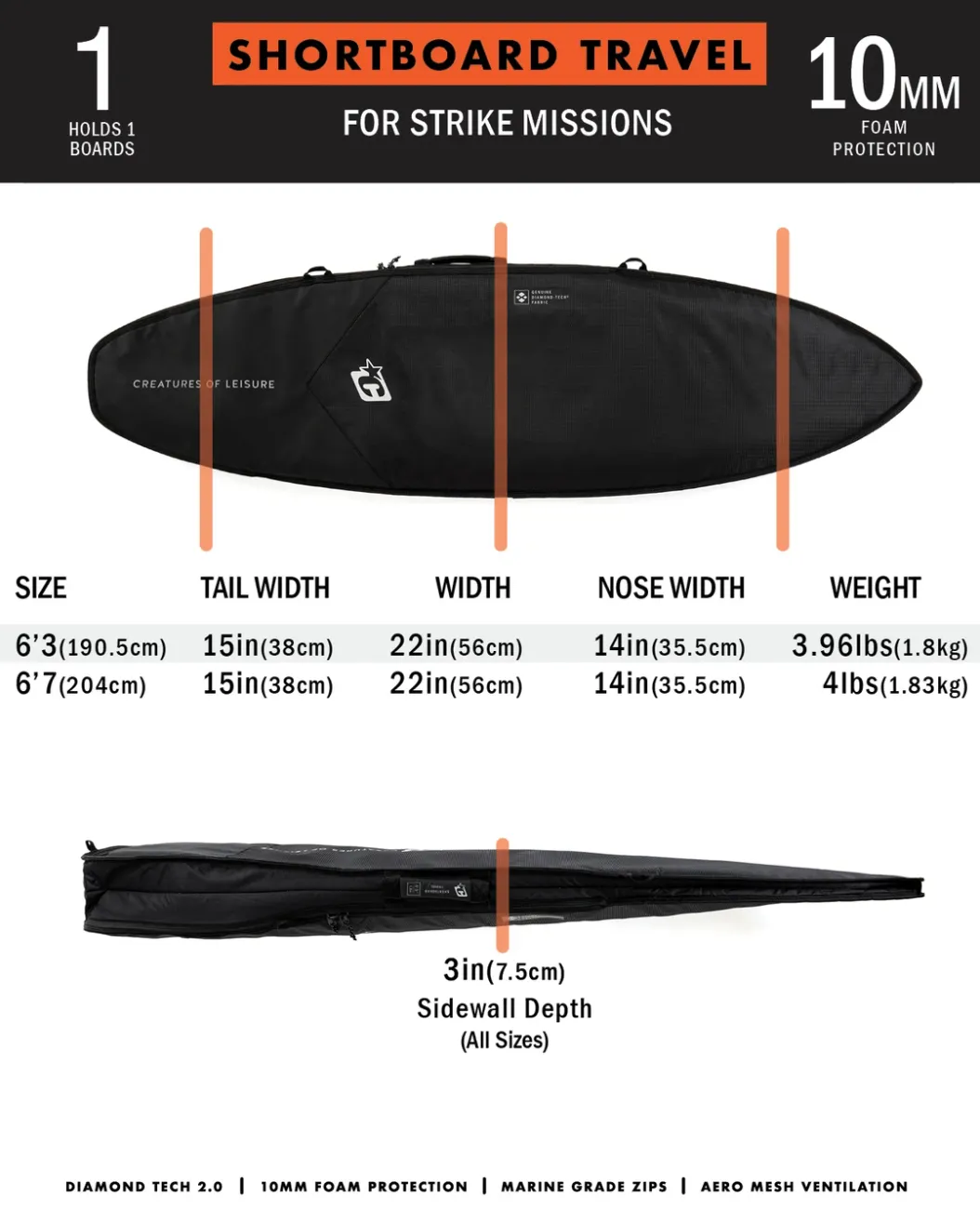 SHORTBOARD TRAVEL DT2.0