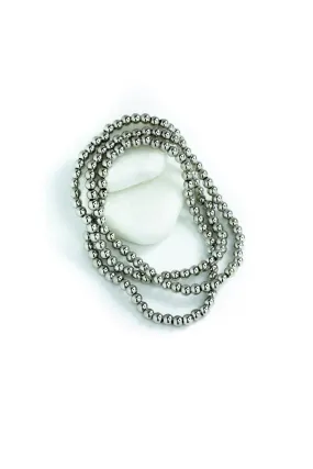 Silver Beaded Bracelet