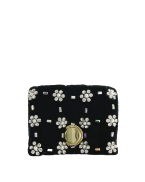 Small Diamond Flower Airbag in Black