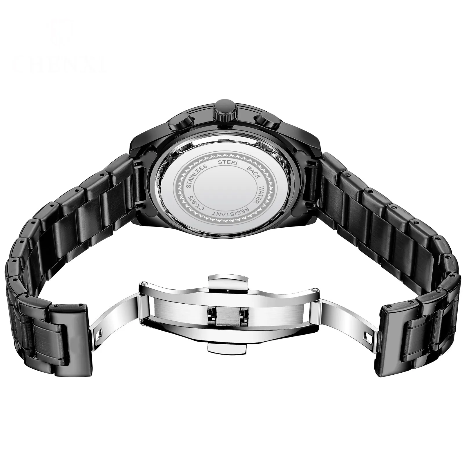 Small six-pin moon phase calendar quartz watch W28CX8905S