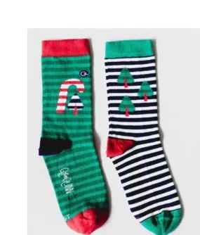 Socks | Christmas | Candy Cane - Organic Cotton - Kids