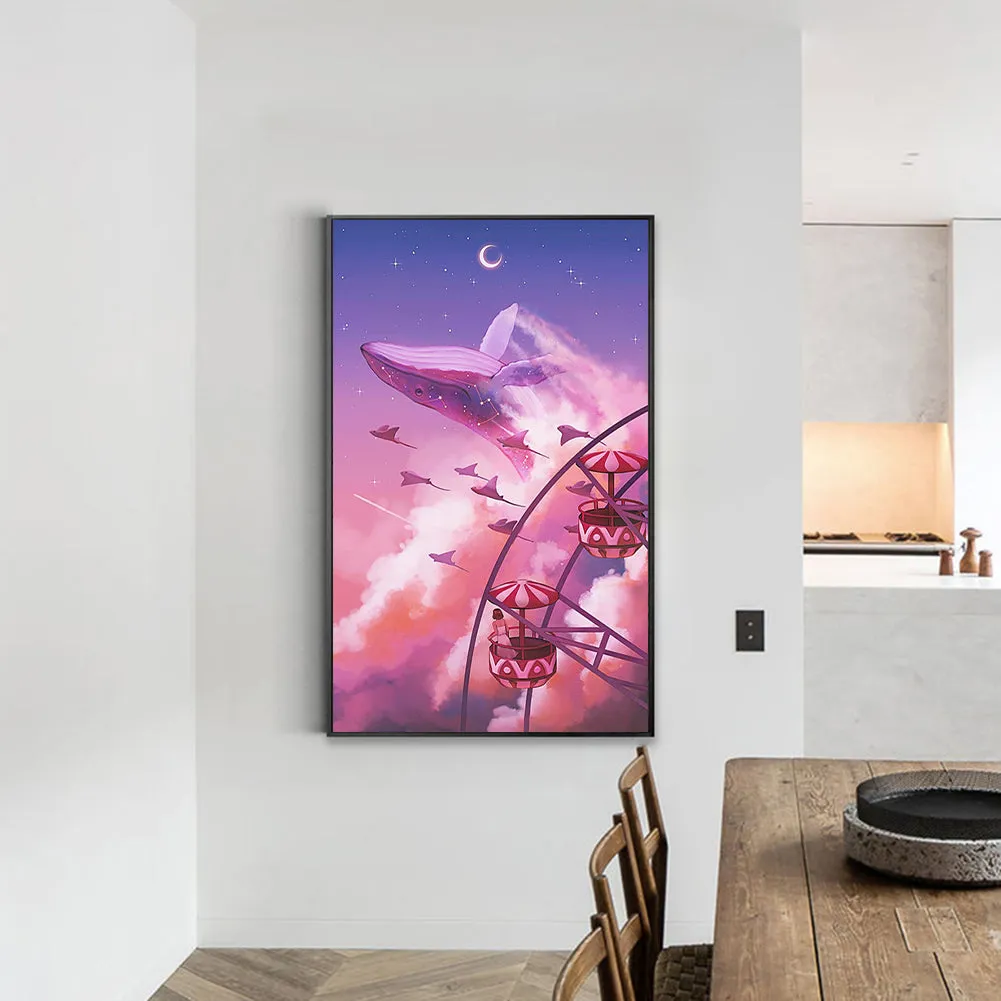 Spaceship - Full Round Drill Diamond Painting 30*50CM