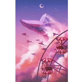 Spaceship - Full Round Drill Diamond Painting 30*50CM