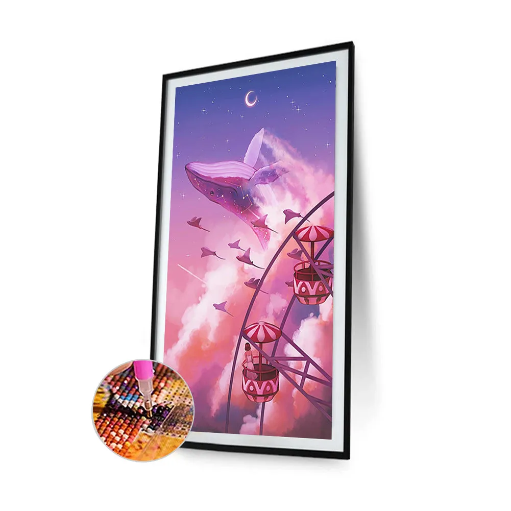 Spaceship - Full Round Drill Diamond Painting 30*50CM