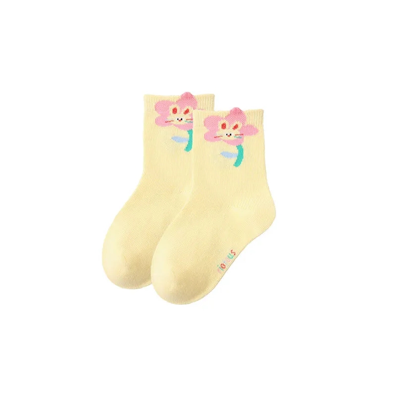 Sweetnana 5-Pack "Colorful Winter" Series Children's Cotton Socks: Warm Socks for Autumn/Winter, Kids Cozy Ankle Socks Colorful and Cute.