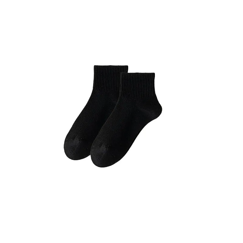 Sweetnana Ankle Socks for Women Mesh Breathable Casual Socks Cozy Seamless Socks Muticolor Cotton Athletic Socks