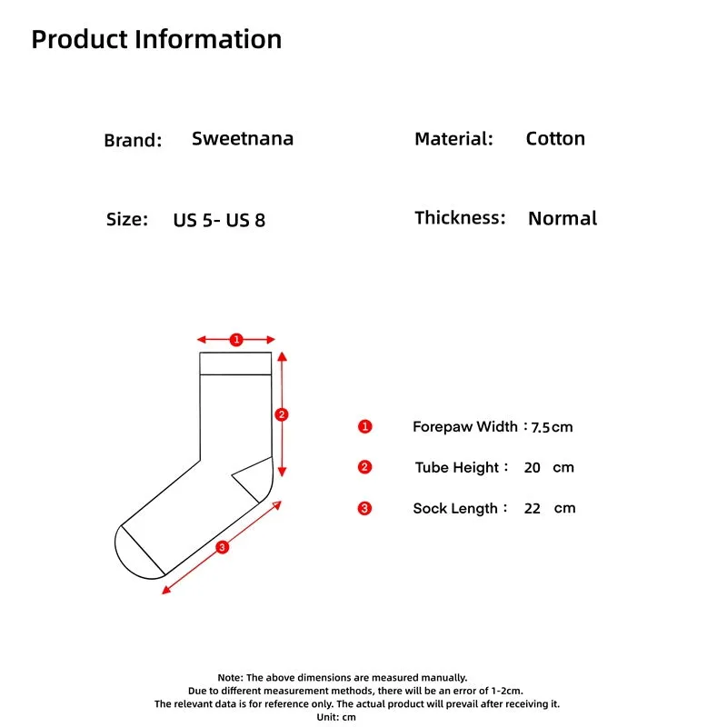 Sweetnana Autumn/Winter Women's Cotton Socks Argyle Fashion Crew socks, Warm Cozy Socks, Autumn Aesthetic Patterned Checkered Socks.