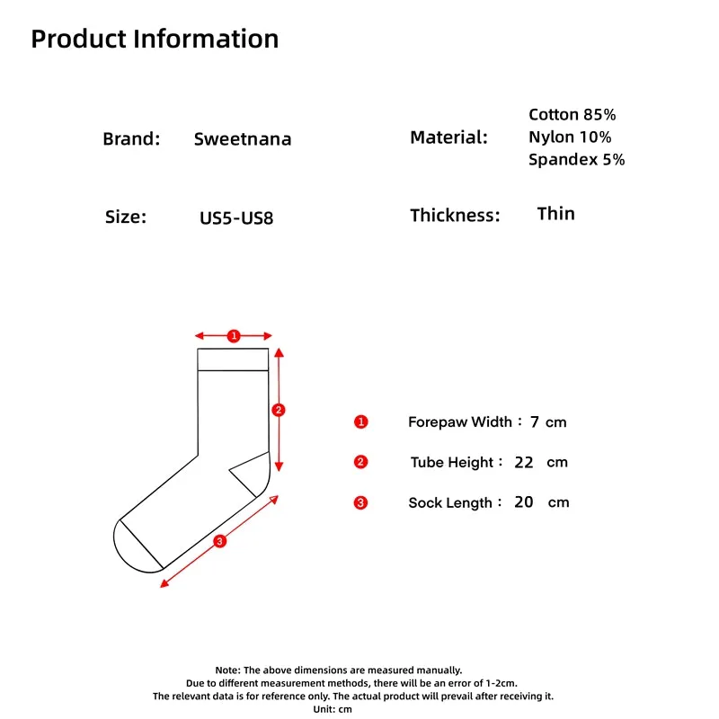 Sweetnana Women's Spring/Summer Antibacterial Cotton Mesh Crew Socks with Stylish Letter and Bowknot Design | Thin Solid Color Slouch Socks with Seamless Toe