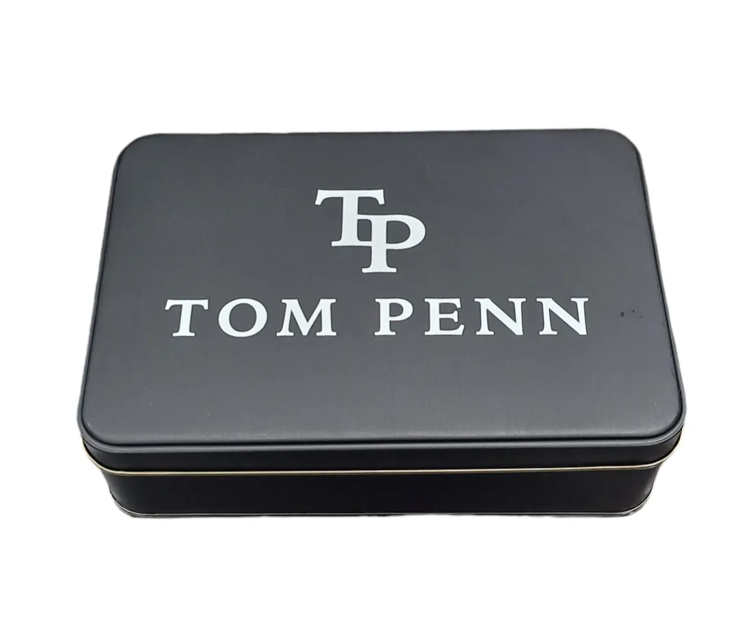 Tom Penn Men's 4-Pack Socks In Tin Gift Set