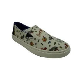 Toms Unisex Youth Luca Slip On Marvel Sneakers White Multi Size 3