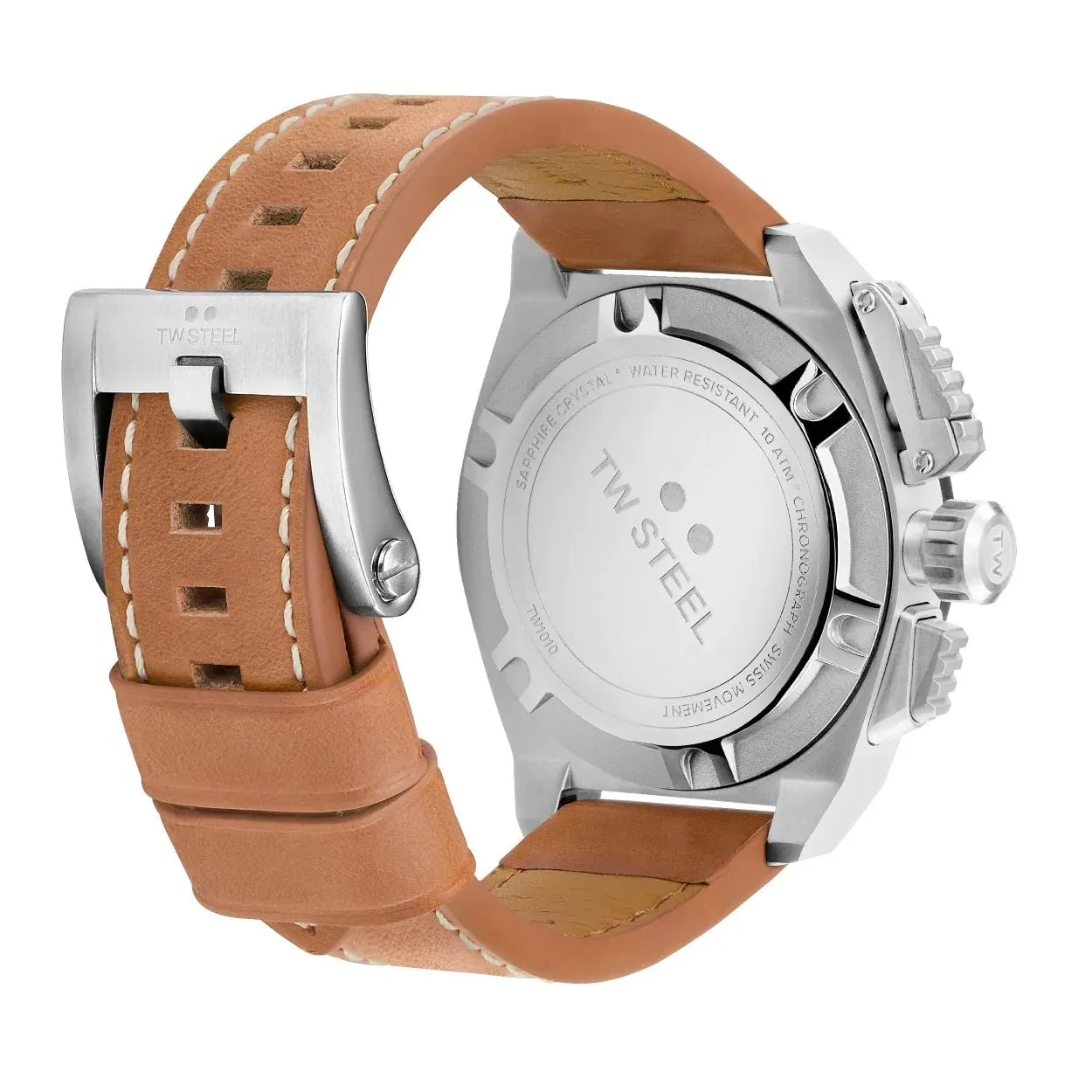 TW Steel - Canteen Style Leather Watch TW1010