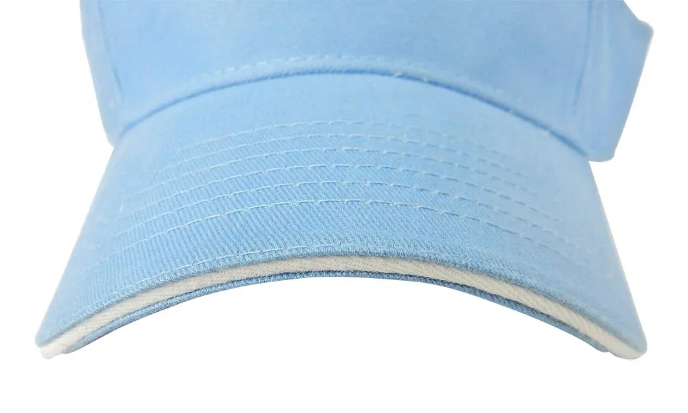 Twill Cotton Sandwich Sport Sun Visor