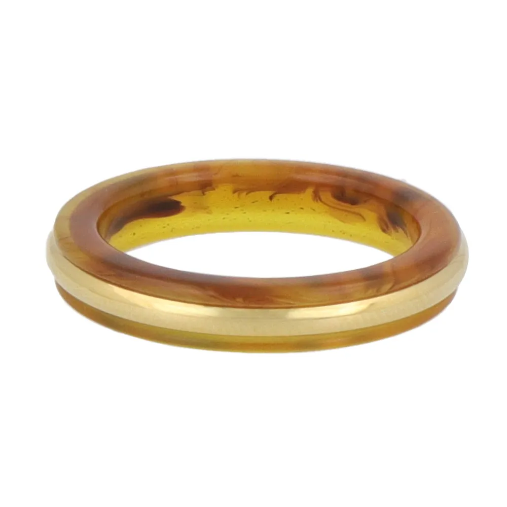 Two Tone Band Ring