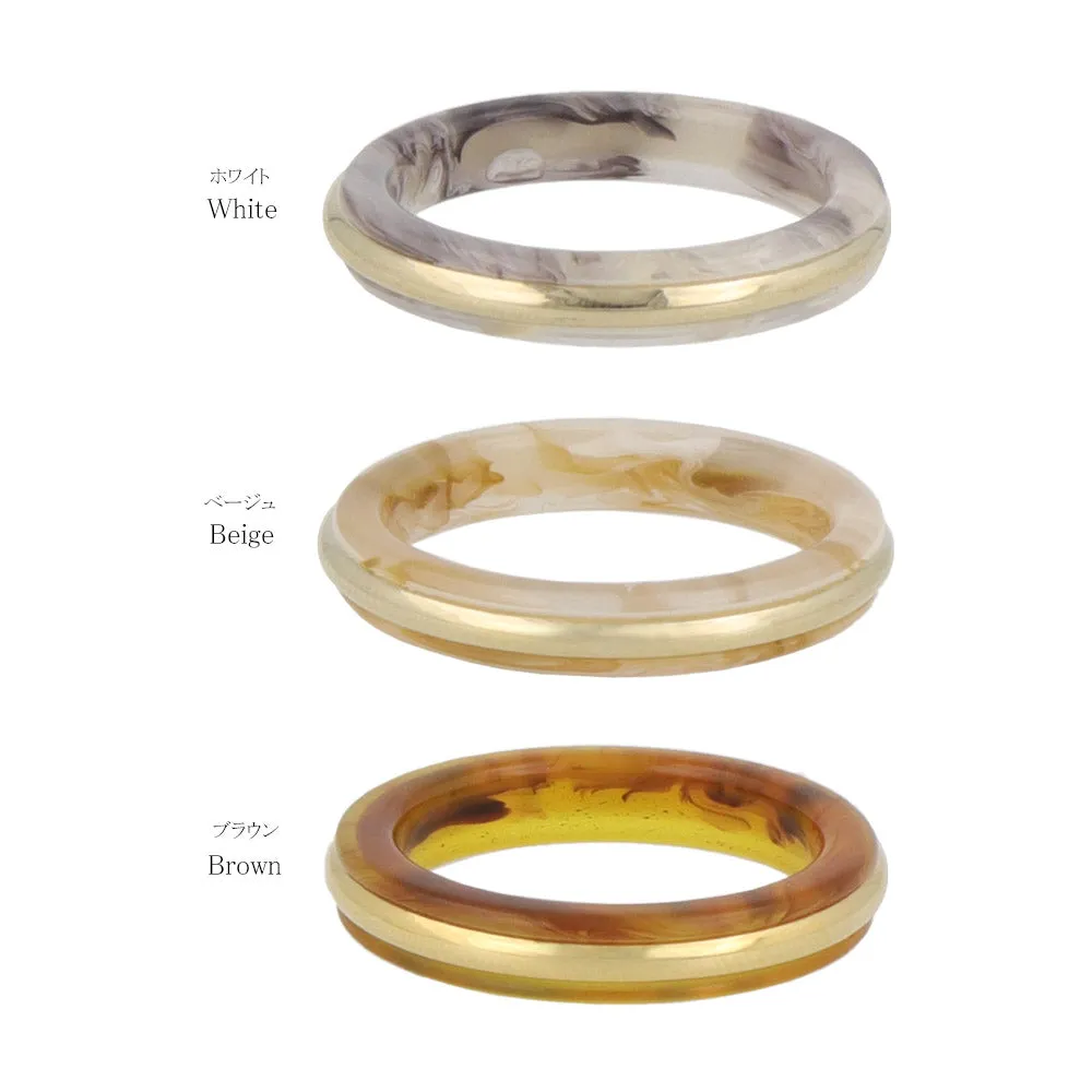 Two Tone Band Ring