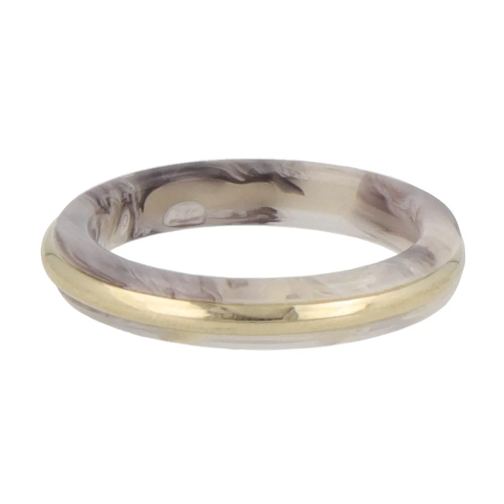 Two Tone Band Ring