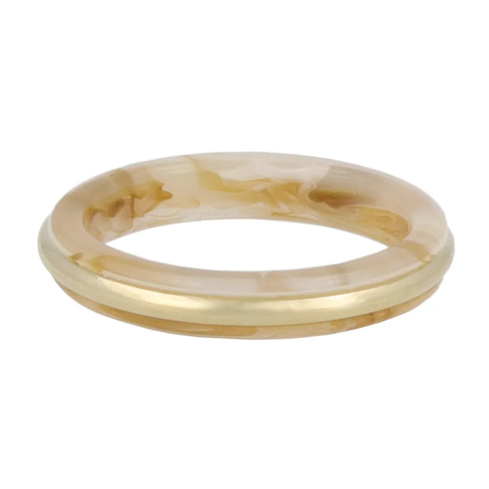 Two Tone Band Ring