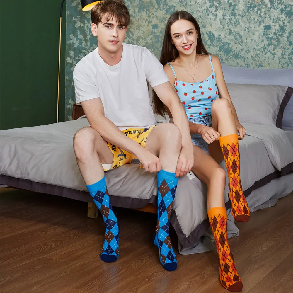 Vibrant Cotton Socks 1 Pairs Set