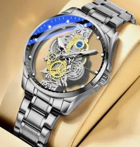 Waterproof Men Watch Stainless Steel Luminous Classic Business Quartz Wristwatch