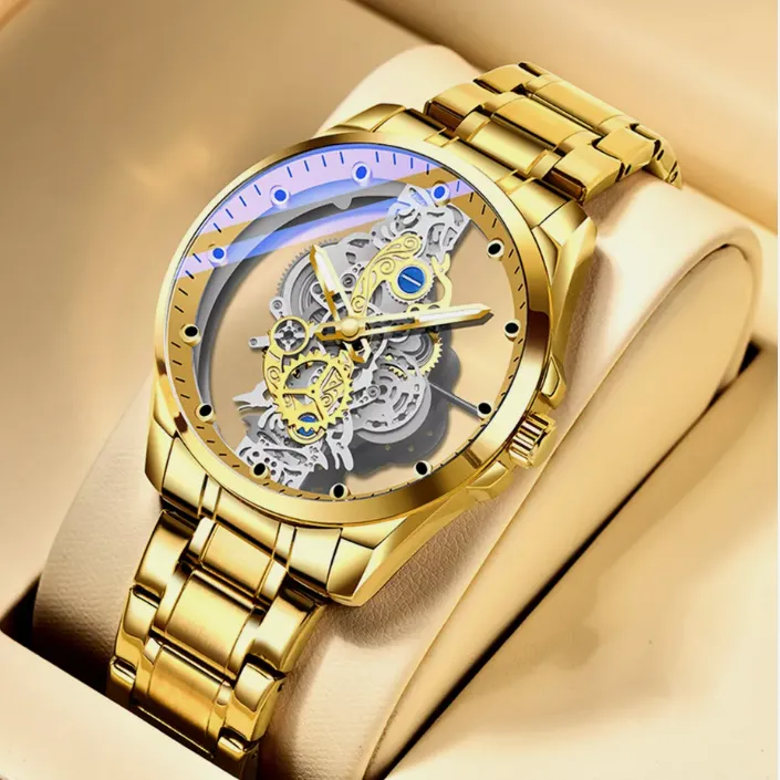 Waterproof Men Watch Stainless Steel Luminous Classic Business Quartz Wristwatch