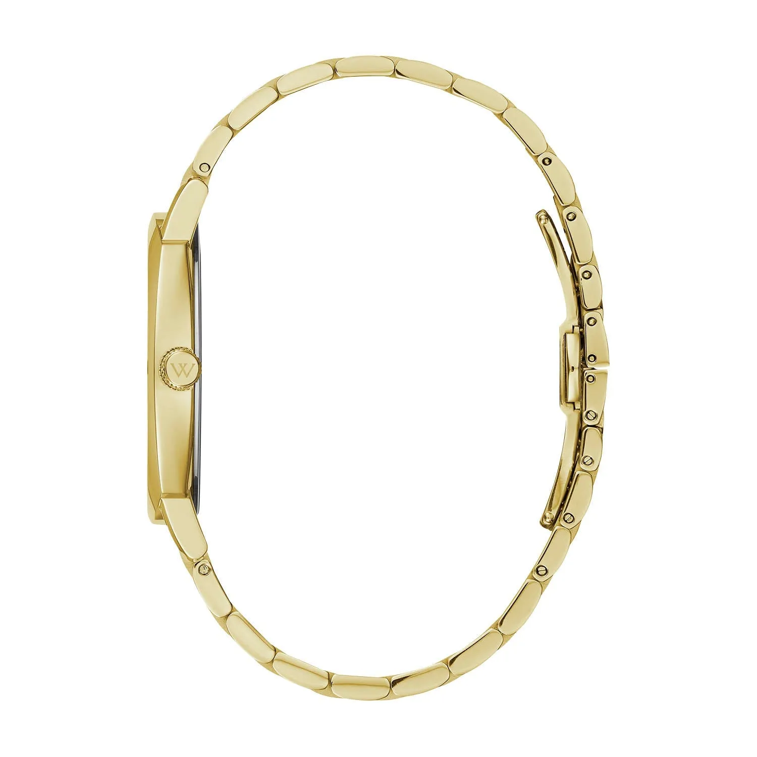 Wittnauer with 41MM Diamond Accent Champagne Round Dial Stainless Steel Watch Band. WN3099