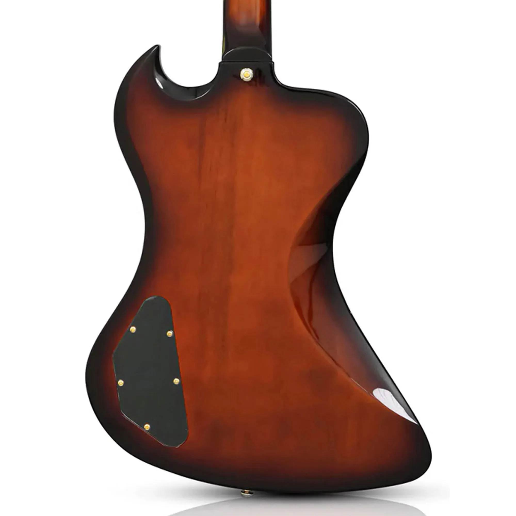 Woodrite Revalator Guitar w/ Hardshell Case -Tobacco Sunburst
