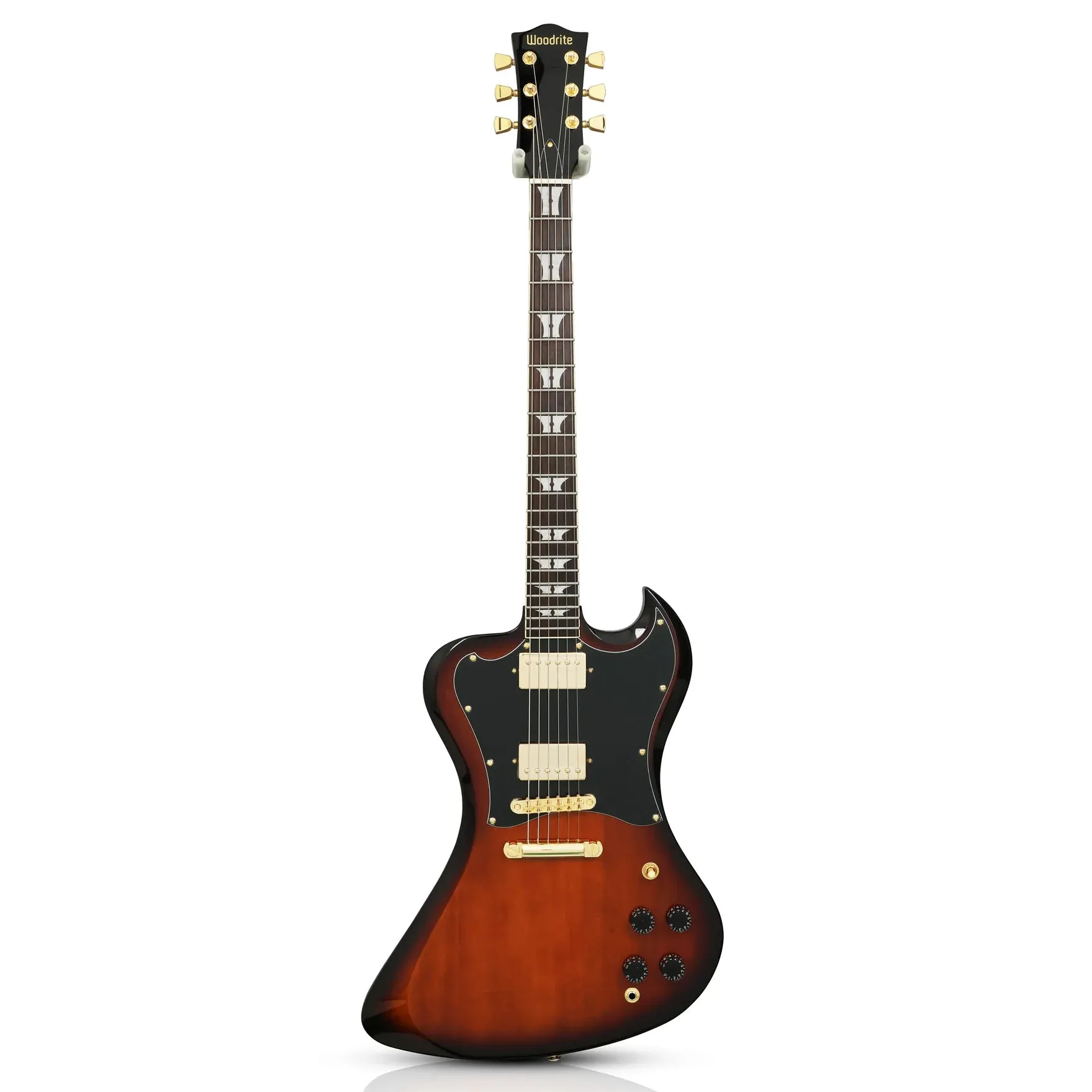 Woodrite Revalator Guitar w/ Hardshell Case -Tobacco Sunburst